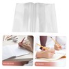 20pcs Clear Book Cover Transparent Book Protector for Soft and