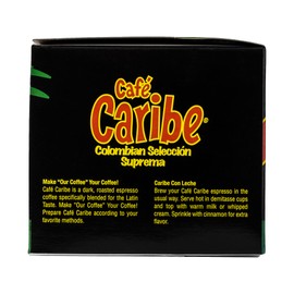 CAFE CARIBE 100% Colombian Coffee Pods, Dark Roast Single-Serve Coffee Cups, 72 Count