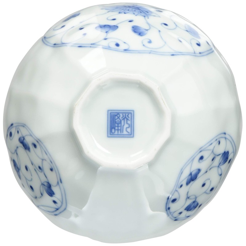 Hayashi Kinnosuke Shoten 136154 Mino Ware Rikyu Bowl, Hana-Imari