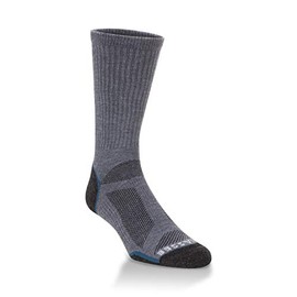 Hiwassee Lightweight Tech Crew Socks 1 Pair, Charcoal/Blue, X-Large