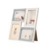 Nakabayashi Resin Two-Tone Photo Frame 4-Opening Blue F-TMS-111-4-B