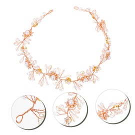 WOONEKY Glitter Headband Fashion Headband Tiara for Women Shiny Decorative Accessory