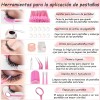 Kit Profesional de Extensiones de Pestañas con Maniquí de Práctica