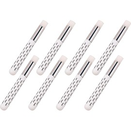 20 Pieces White Lash Cleansing Brush + 2 Lash Wands Tubes Eyelash Cleaning Brushes Peel Off Blackhead Brush Nose Pore Cleaning Brush Lash Shampoo Brushes