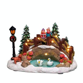 Konstsmide 4204-000 LED Scenery Pond with Bridge RGBW LED Colourful with Switch