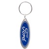 Plasticolor Llavero Esmaltado con Logo Ovalado 004191R01, Plateado