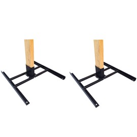 Highwild 2x4 Target Stand Base for AR500 Steel Shooting Targets - Double T-Shaped Base - Easy to Carry (2 Pack)