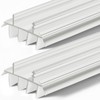 Pushglossy 2 Pcs Replacement Door Bottom with Vinyl Fins 36"