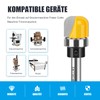 WOBLLMX 6 mm Milling Cutter for Router, Diameter 12.7 mm
