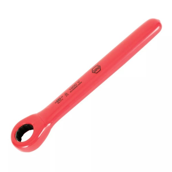 Wiha 21212 Ratchet Wrench with Insulated Handle, Metric, 12mm