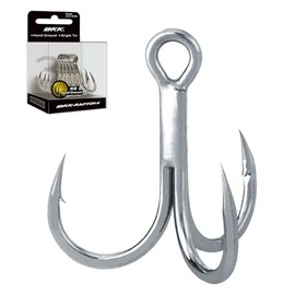 B KK Ultimate Fishing 3X-Wire Treble Hook Raptor-X
