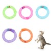 QACUU 5pcs Cat Toy Donut Rings with Bells – Soft