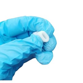 Adaptadores de válvula de evacuación de saliva dental, 8 unidades, convertidores de silicona suave en una caja de plástico