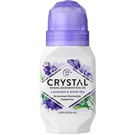 Crystal Mineral Deodorant Roll-On Lavender & White Tea 2.25oz – Pack of 5