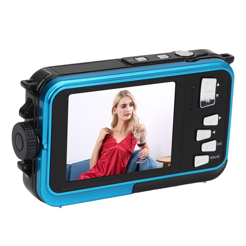 Waterproof Digital Camera 1080P 30MP 16X 10FT Underwater Camera for