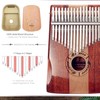 MOOZICA Koa and Spruce Wood 17 Keys Kalimba Professional Marimba
