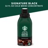 Starbucks Cold Brew Coffee Concentrate, Signature Black, 100% Arabica, Multi-Serve