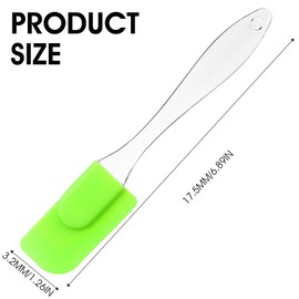 8 Stück Teigschaber Silikon Spatel Set Mini Kuchenspatel Mit Kunststoffgriff Kleiner Silikonschaber Hitzebeständig Butterschaber Backzubehör Für Küche Zum Kochen Backen Kuchen