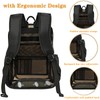 KUI WAN Clear Backpack, Extra Large Transparent Bookbag for School