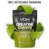 VOW Nutrition Creatine Chews,100 Flavoured Chews, Creatine Monohydrate, Convenient &