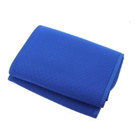 Baluue Sweat Waist Trainer Support Belt Elastic Band for Lumbar Support Injury Prevention and Comfortable Movement Sports and Workouts Blue