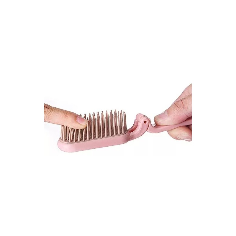XIXILINRUIYUN 2 Uds Cepillo De Pelo Plegable Peine Portátil Mini
