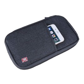 KOREL Travel Document Passport Holder Organiser for Family with Removable Wristlet Strap RFID Blocking Safe Travel Wallet