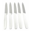 5 Pack - 4" Commercial Kitchen Paring Knives - White