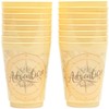 Sparkle and Bash Travel-Themed Plastic Party Cups - Compass Design
