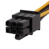 Ruilogod PCI Express 6-Terminal a Double Power 4-Terminal Tarjeta de