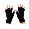 1Pair Half Finger Gloves Winter Warm Fingerless Stretchy Knit Gloves