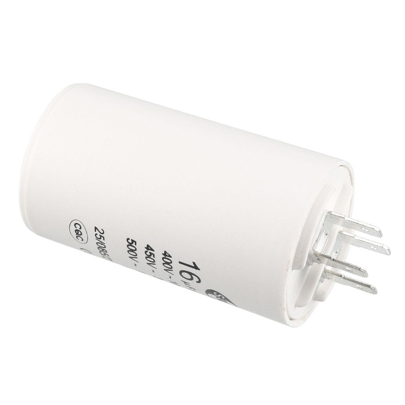 uxcell CBB60 Run Capacitor 16uF 450V AC Double Insert 50/60Hz