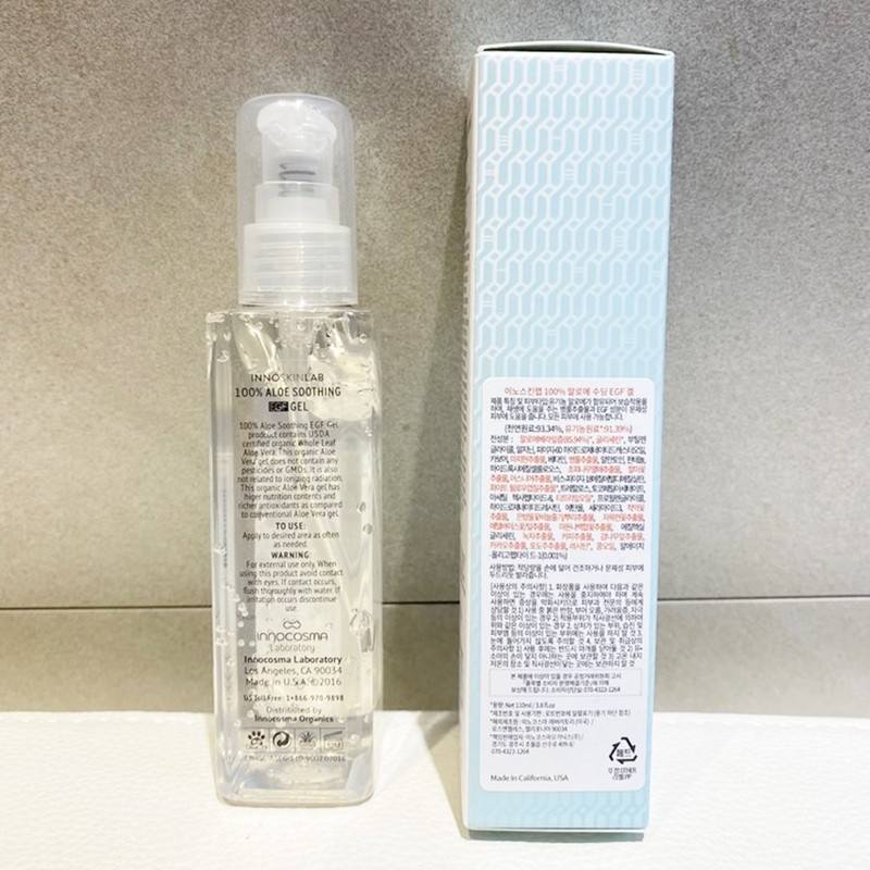 Inno Skin Lab EGF 100% Aloe Gel 110ml+Hand Cream+Mask Pack