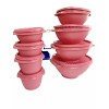 Tupperware Heritage 16-piece Square and Round Bowl Set W/ Lids
