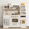 Wooden Play Kitchen for Kids– Realistic Appliances, Smart Storage &