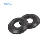 uxcell 50Pcs Cup Washer Countersunk, Iron Black Countersunk Finish Washers