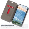 Colorblock Invisible Magnetic PU Leather Flip Case Compatible with IIIF150