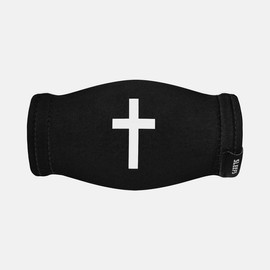 SLEEFS Faith Cross Chin Strap Cover - Color: White