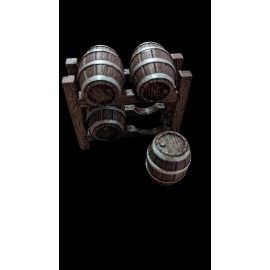 LR Terrain Accessory Set - Ale Rack w/ Casks