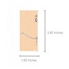 Wood Grip | 2 Pack Edge Pull Latch | Barn