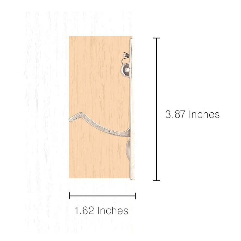 Wood Grip | 2 Pack Edge Pull Latch | Barn