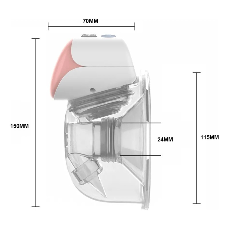 Extractor De Leche Eléctrico Portátil Manos Libres Silencios