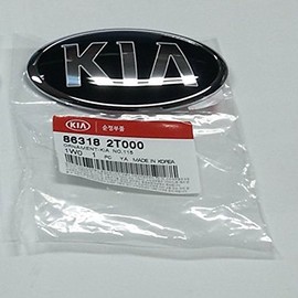 Kia Motors OEM Genuine 863182T000 Front Hood or Rear Trunk Lid KIA Logo Emblem 1-pc For 2013 ~ 2015 Kia Forte Hatchback : K3 5door