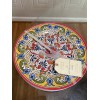 Artisan De Luxe Melamine Spanish Tile Medallion Dinner Plates 8.5”