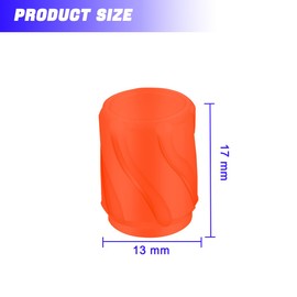 Adunsiaoto Pack of 12 Car Luminous Valve Caps, Fluorescent Car Tyre Valve Cap, Luminous Car Tyre Air Cap Cover for Automobiles, Motorcycles (Orange)