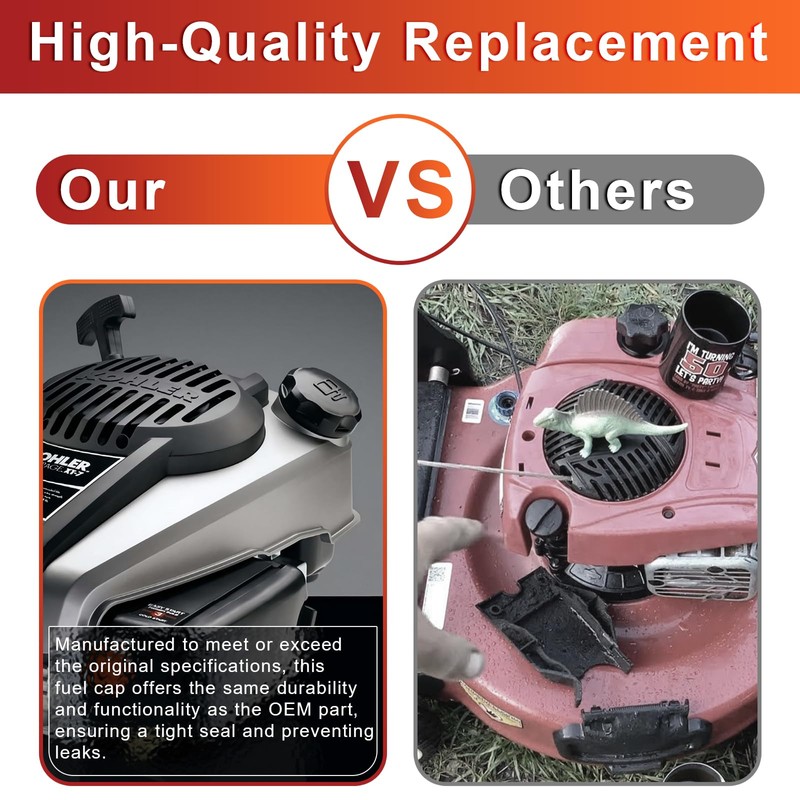 Gas Cap Fit for Lawn Mower - Fuel Cap Compatible