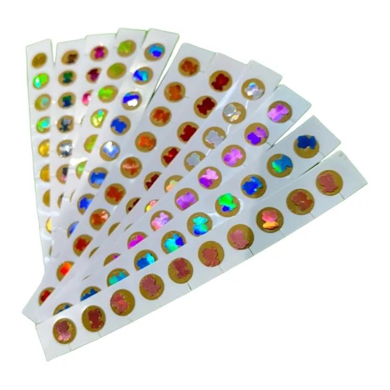 Productos comerciales Balines Con Parche Auriculoterapia 200 Piezas Con Figuras