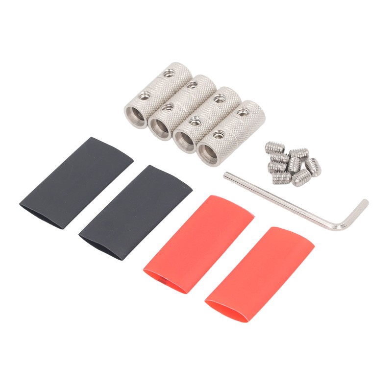 4 Gauge Wire Connectors Kit Brass for Car Audio Splice