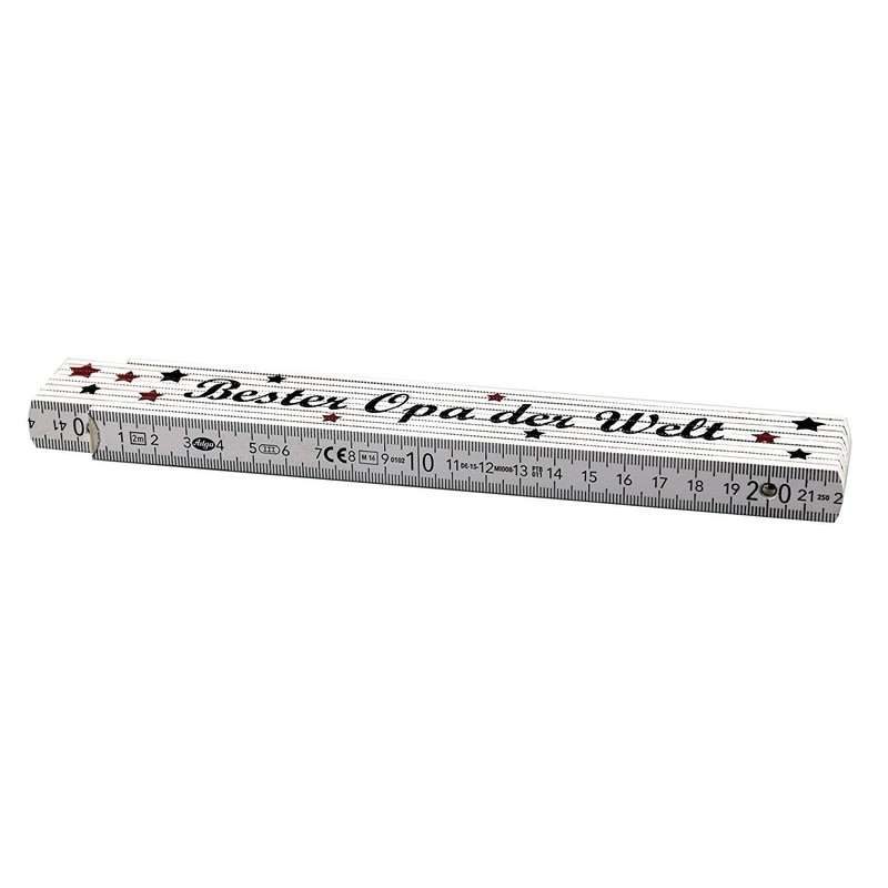 Ruler "Bester Opa der Welt" - Gift - Grandfather for