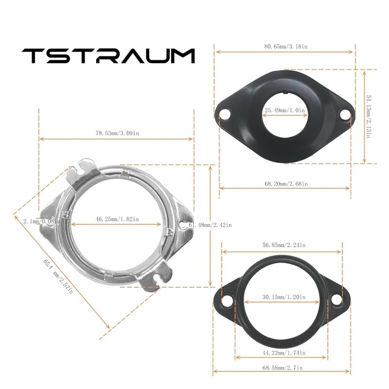 TSTRAUM BMX Bicycle Gyro Brake Cable Front + Rear (Top